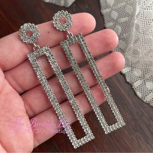 Silver Classic Drop Earrings